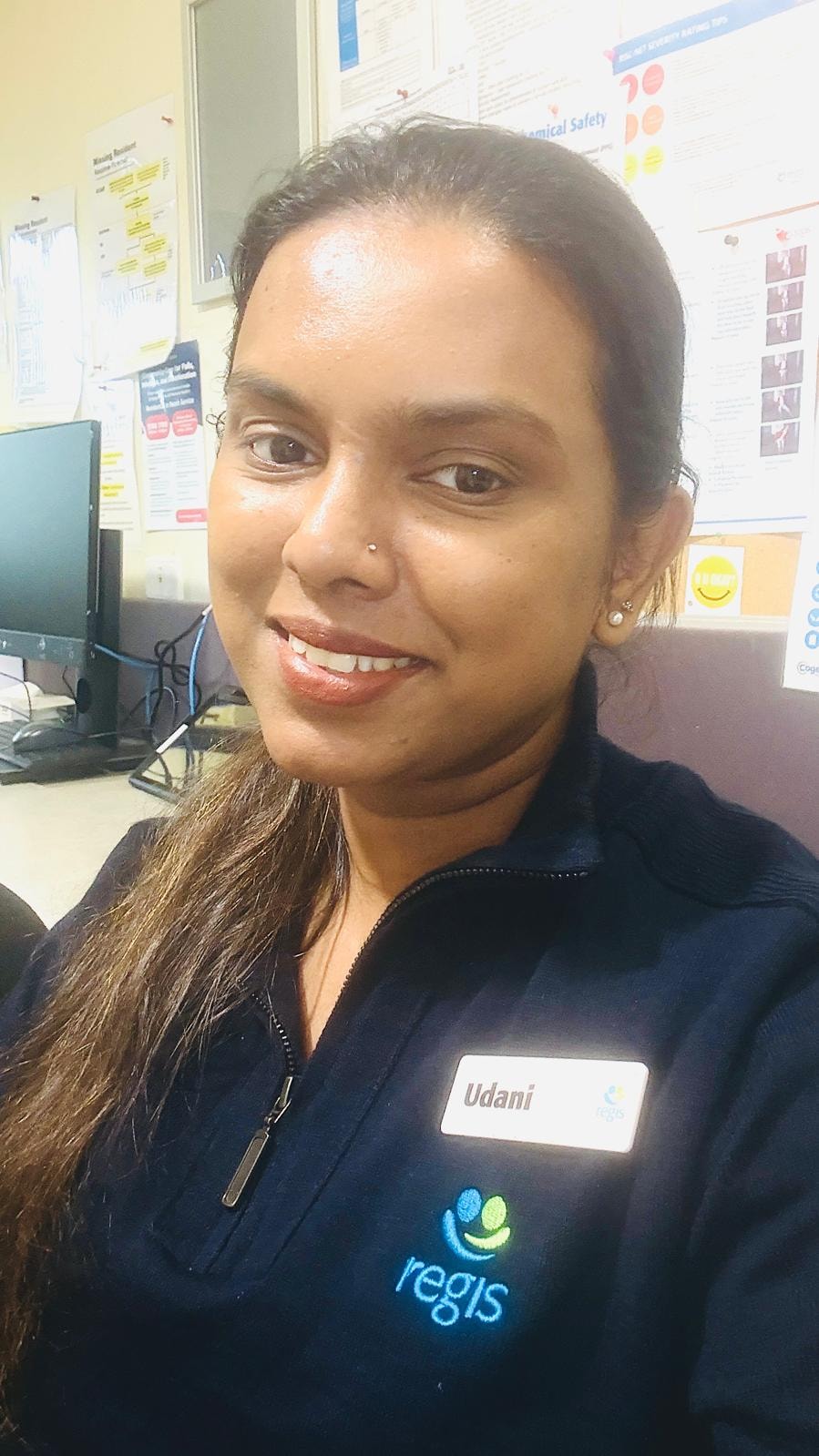 Udani at Regis Aged Care Frankston — nursing assistant role in Australia